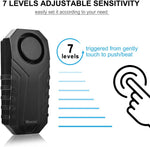 Bike Alarm with Remote 2 Pack, 113Db Wireless Anti-Theft Vibration