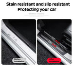 Audi Carbon Fiber Door Sill Protector Stickers