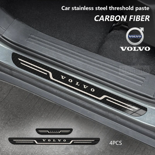 Stainless Steel Door Sill Scuff Plate for Volvo