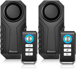 Bike Alarm with Remote 2 Pack, 113Db Wireless Anti-Theft Vibration